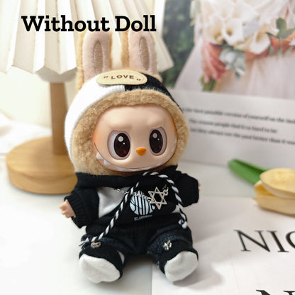 【Ready Stock】 LABUBU The  Exciting Macaroon / Sitting Posture Party Doll Clothes Accessories Set Not Original 拉布布配件