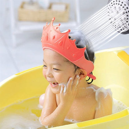【READY STOCK】Adjustable Baby Shower Cap | Kids Shampoo Hat with Ear Protection Budak Mandi 可调节儿童护耳洗头帽
