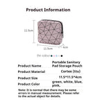 【READY STOCK】Portable Sanitary Pad Storage Pouch｜Cute Period Organizer Bag for Women 便携卫生巾收纳包