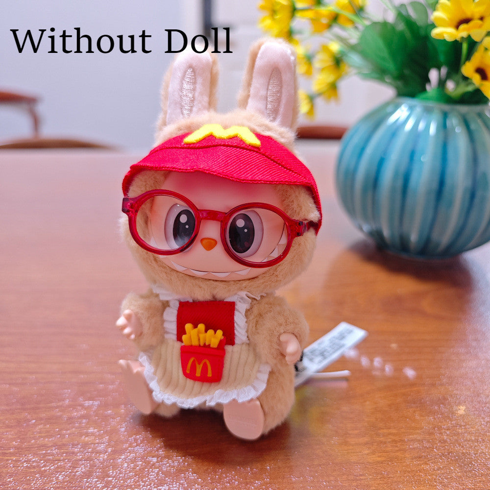 【Ready Stock】 LABUBU The  Exciting Macaroon / Sitting Posture Party Doll Clothes Accessories Set Not Original 拉布布配件
