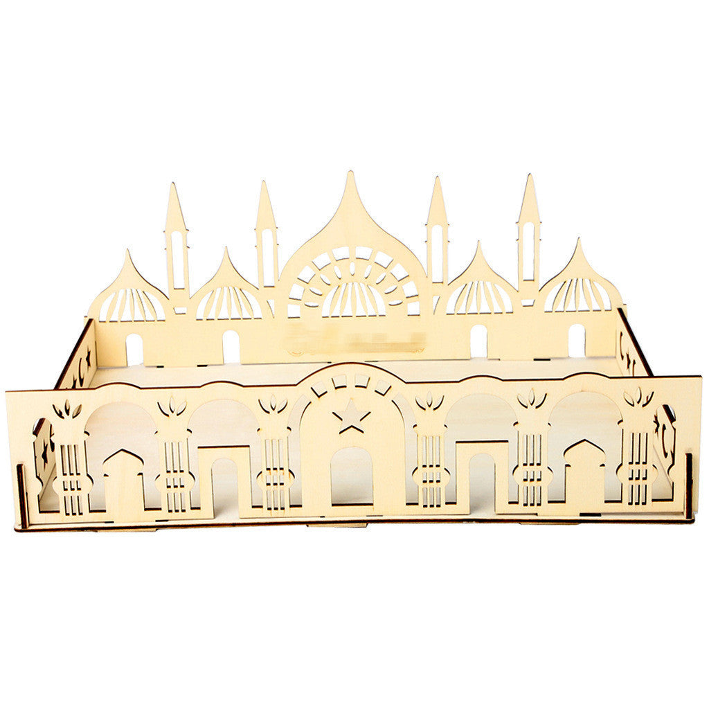 Wooden Pendant EID Mubarak 2025 Ramadan Decoration For Home Kareem Ramadan And Eid Decor Eid AL Adha Islamic Muslim