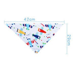 READY STOCK!!!Baby Kids Triangle Towel Baby Cotton Toddler Towel Baby Bib With Button Bibik Bayi 343