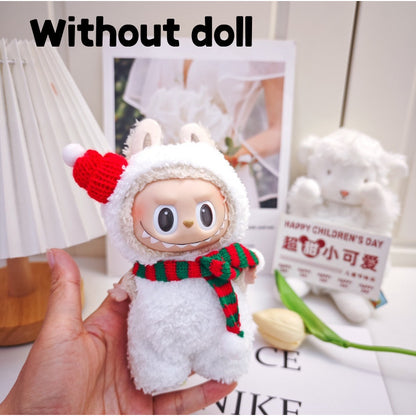 【Ready Stock】 LABUBU The  Exciting Macaroon / Sitting Posture Party Doll Clothes Accessories Set Not Original 拉布布配件