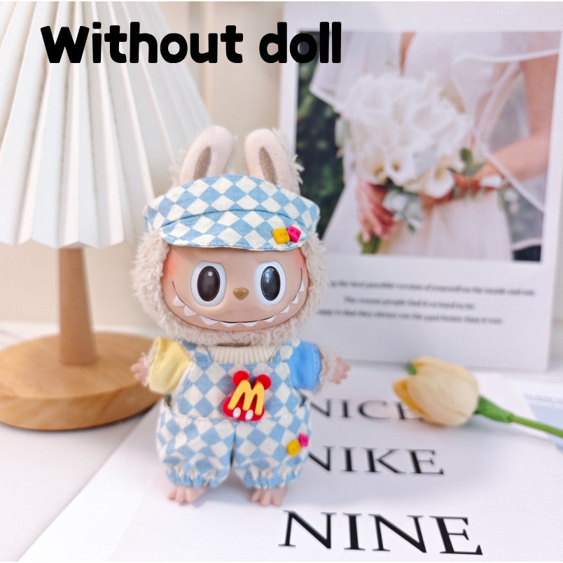 【Ready Stock】 LABUBU The  Exciting Macaroon / Sitting Posture Party Doll Clothes Accessories Set Not Original 拉布布配件