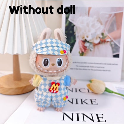 【Ready Stock】 LABUBU The  Exciting Macaroon / Sitting Posture Party Doll Clothes Accessories Set Not Original 拉布布配件