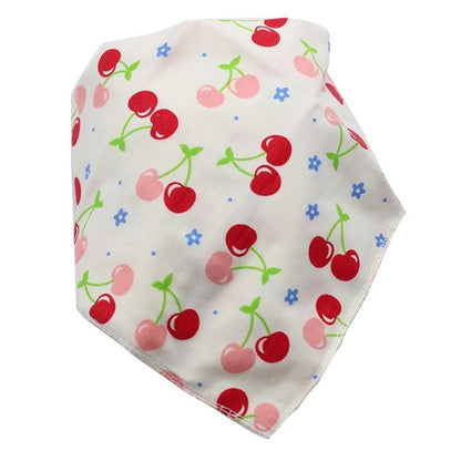 READY STOCK!!!Baby Kids Triangle Towel Baby Cotton Toddler Towel Baby Bib With Button Bibik Bayi 343