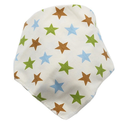 READY STOCK!!!Baby Kids Triangle Towel Baby Cotton Toddler Towel Baby Bib With Button Bibik Bayi 343