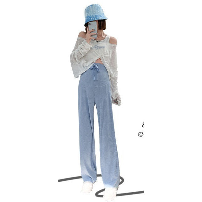 Ready Stock!!!Maternity Pants Long Pregnant Big Seluar High Waist Bootcut Pants Slim Leggings Y0450/J11980/Y1190 孕妇裤