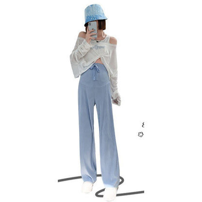 Ready Stock!!!Maternity Pants Long Pregnant Big Seluar High Waist Bootcut Pants Slim Leggings Y0450/J11980/Y1190 孕妇裤