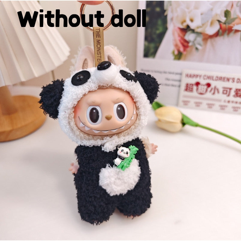 【Ready Stock】 LABUBU The  Exciting Macaroon / Sitting Posture Party Doll Clothes Accessories Set Not Original 拉布布配件