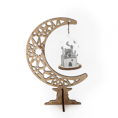Wooden Moon Lantern Ornaments, Handicrafts, Home Decorations, Craft Gifts And Decorations