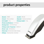 Kemei KM-666 Baby Silent Trimmer Hair Clipper Baby Hair Cutting Professional Electric Baby Hairdressing Clipp 婴儿理发器