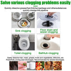 【READY STOCK】500ml Powerful Pipe Dredging Agent – Sink, Toilet, Floor Drain Cleaner 强力管道疏通剂