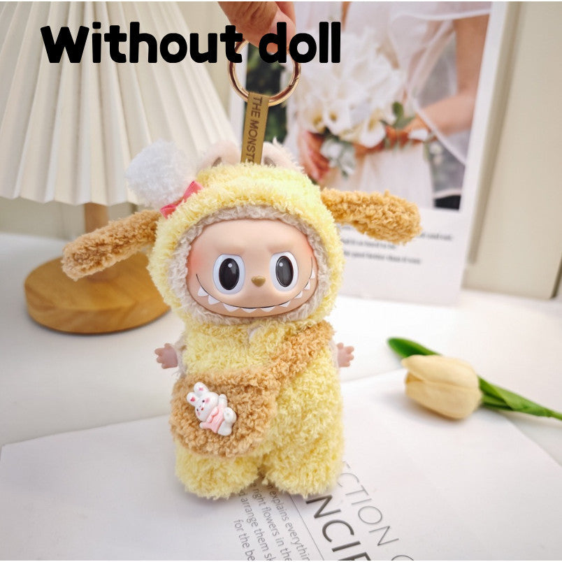 【Ready Stock】 LABUBU The  Exciting Macaroon / Sitting Posture Party Doll Clothes Accessories Set Not Original 拉布布配件