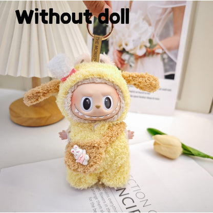 【Ready Stock】 LABUBU The  Exciting Macaroon / Sitting Posture Party Doll Clothes Accessories Set Not Original 拉布布配件