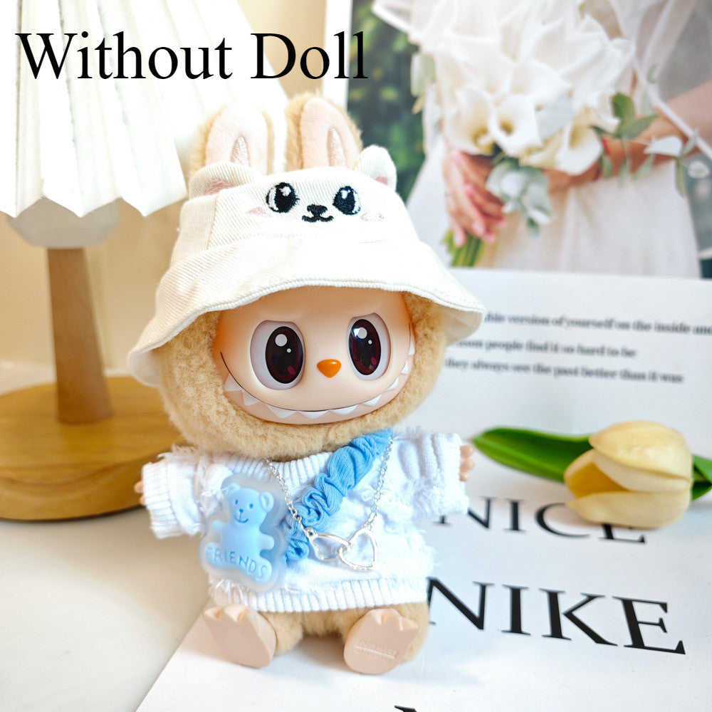 【Ready Stock】 LABUBU The  Exciting Macaroon / Sitting Posture Party Doll Clothes Accessories Set Not Original 拉布布配件