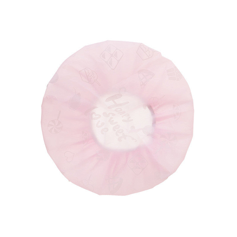 REDAY STOCK!!! Waterproof Bathing Cap Cartoon PVC Comfortable Wear Thicken Shower Cap for Bathroom 卡通加厚浴室防水浴帽