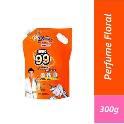Hero 99 Detergent Liquid Perfume Floral Refill Pack 300g