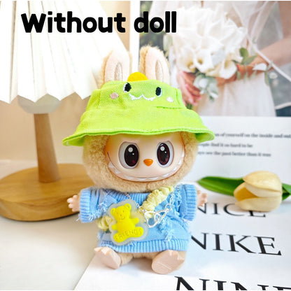 【Ready Stock】 LABUBU The  Exciting Macaroon / Sitting Posture Party Doll Clothes Accessories Set Not Original 拉布布配件