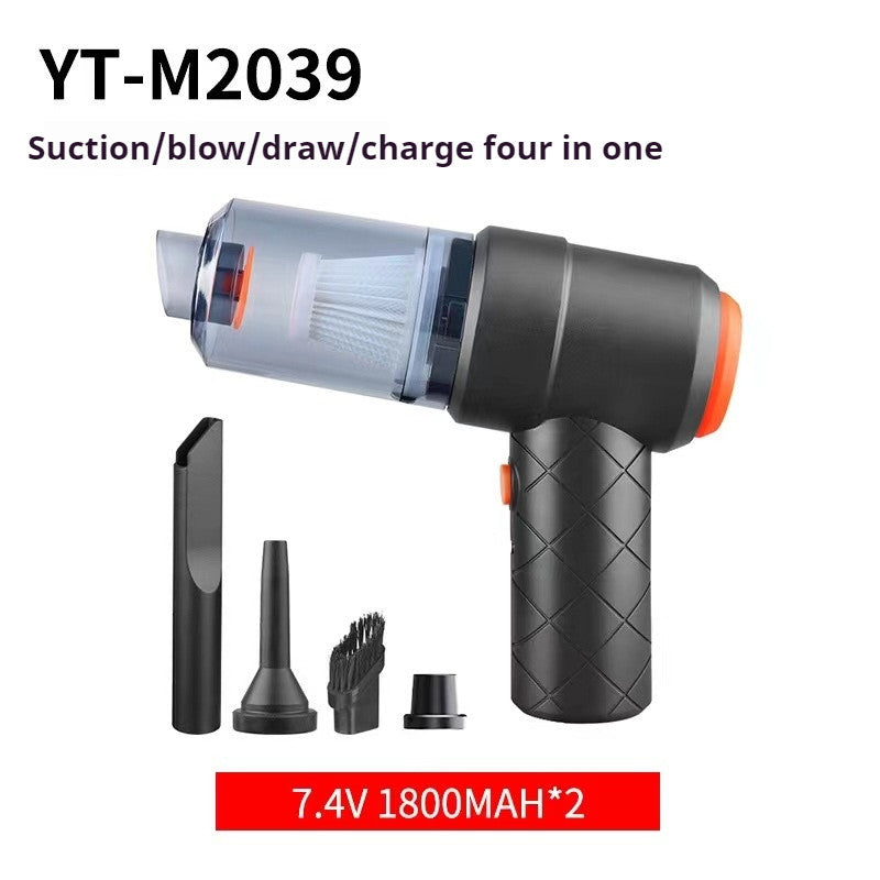 READY STOCK! 2 in 1 /4 in 1 /6 in 1 Mini Wireless Car Vacuum Strong Suction & Blow Cordless Mini Vacuum Cleaner 无线车载吸尘器