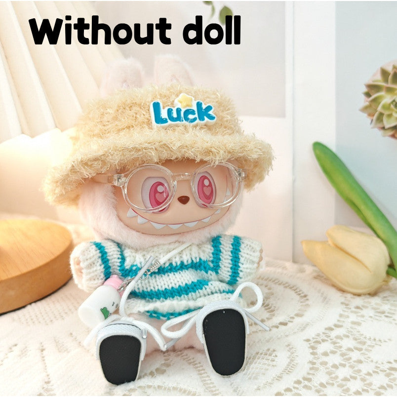 【Ready Stock】 LABUBU The  Exciting Macaroon / Sitting Posture Party Doll Clothes Accessories Set Not Original 拉布布配件