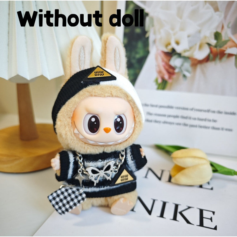 【Ready Stock】 LABUBU The  Exciting Macaroon / Sitting Posture Party Doll Clothes Accessories Set Not Original 拉布布配件