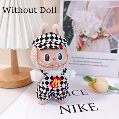 【Ready Stock】 LABUBU The  Exciting Macaroon / Sitting Posture Party Doll Clothes Accessories Set Not Original 拉布布配件