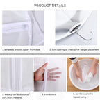READY STOCK! Clothes Dust Cover Garment Bag Plastic Clothes Blazer Bag suit coat cloth cover 衣物防尘罩