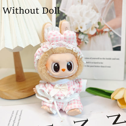【Ready Stock】 LABUBU The  Exciting Macaroon / Sitting Posture Party Doll Clothes Accessories Set Not Original 拉布布配件