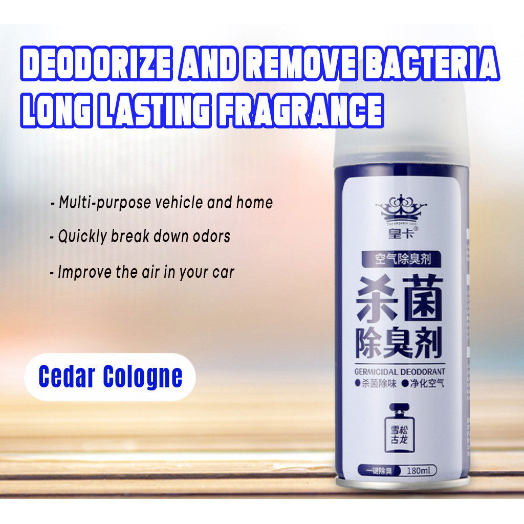 READY STOCK Car Air Freshener Self-Spray / Car Interior Antibacterial Deodorant 180ml/100ml 车用空气清新喷雾
