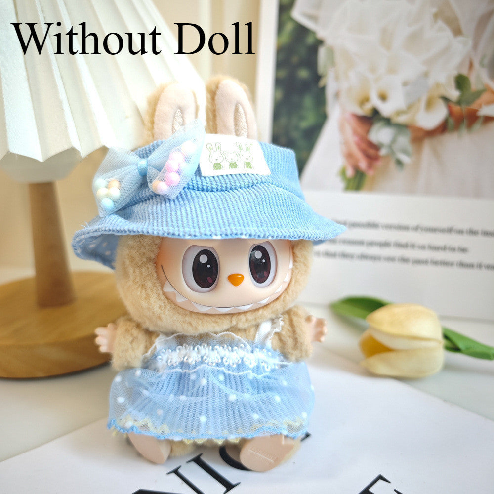 【Ready Stock】 LABUBU The  Exciting Macaroon / Sitting Posture Party Doll Clothes Accessories Set Not Original 拉布布配件