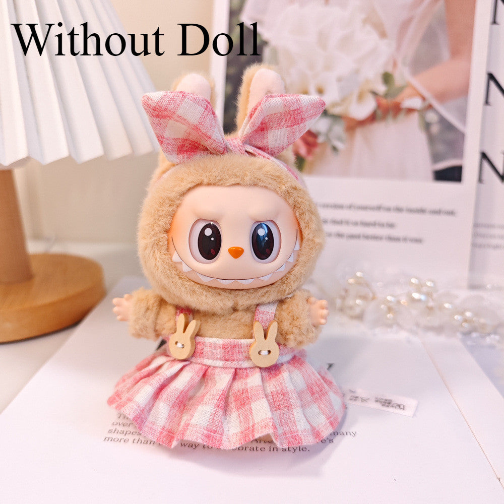 【Ready Stock】 LABUBU The  Exciting Macaroon / Sitting Posture Party Doll Clothes Accessories Set Not Original 拉布布配件