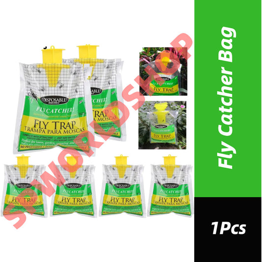 Fly Catcher Bag Hangende Vliegen Flytrap Flytraps Pack Wateroplosbaar Wegwerp Niet-toxisch 一次性捕蝇袋