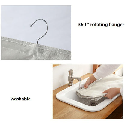 【READY STOCK】Double-Sided Hanging Bra Storage Bag | Wall-Mounted Underwear Organizer 内衣袜子收纳挂袋