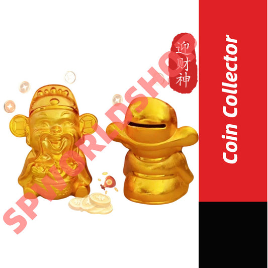 [CNY 2025] Ready Stock Fortune God Lucky God Gift Coins Money Saving Bank 新年元旦装饰品2025财神爷/存钱罐 金扑满 礼蓝礼品