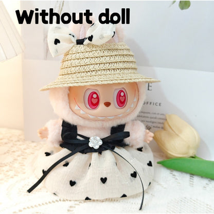 【Ready Stock】 LABUBU The  Exciting Macaroon / Sitting Posture Party Doll Clothes Accessories Set Not Original 拉布布配件