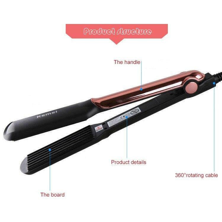 READY STOCK!!! Kemei KM-2113 Professional Hair Straightener For Fashionable Women 科美直发器