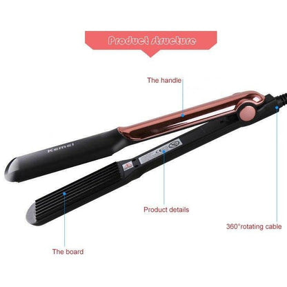 READY STOCK!!! Kemei KM-2113 Professional Hair Straightener For Fashionable Women 科美直发器