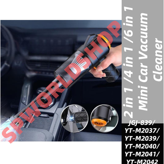 READY STOCK! 2 in 1 /4 in 1 /6 in 1 Mini Wireless Car Vacuum Strong Suction & Blow Cordless Mini Vacuum Cleaner 无线车载吸尘器