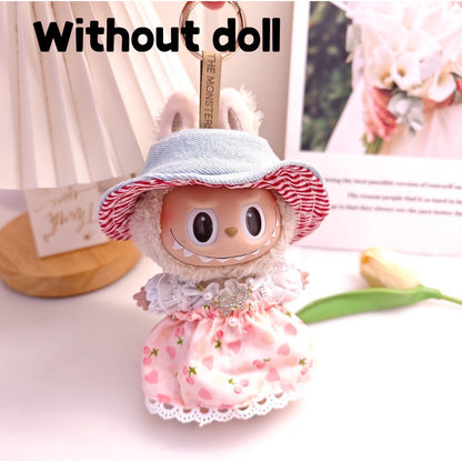 【Ready Stock】 LABUBU The  Exciting Macaroon / Sitting Posture Party Doll Clothes Accessories Set Not Original 拉布布配件