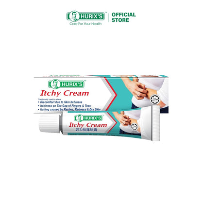READY STOCK!!! HURIX'S Itchy Cream (6gm) - relieve skin itchiness Exp:11/2027 好力祛痒软膏