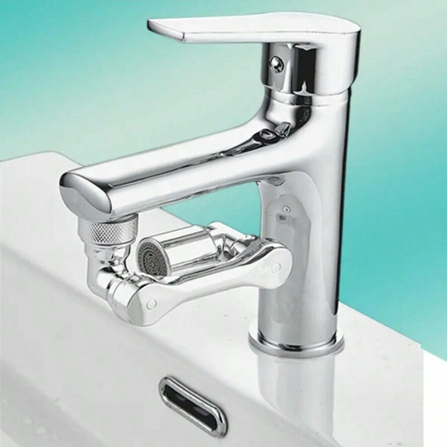 【READY STOCK】1080° Rotatable Kitchen Faucet Extender | Robotic Arm Nozzle with Splash-Proof Aerator | 1080°旋转厨房水龙头加长器