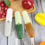 2 in 1 Portable Stainless Steel Fruit Peeler Knife Multifunction Peeler Home Kitchen Outdoor Fruit Knives 削皮水果刀
