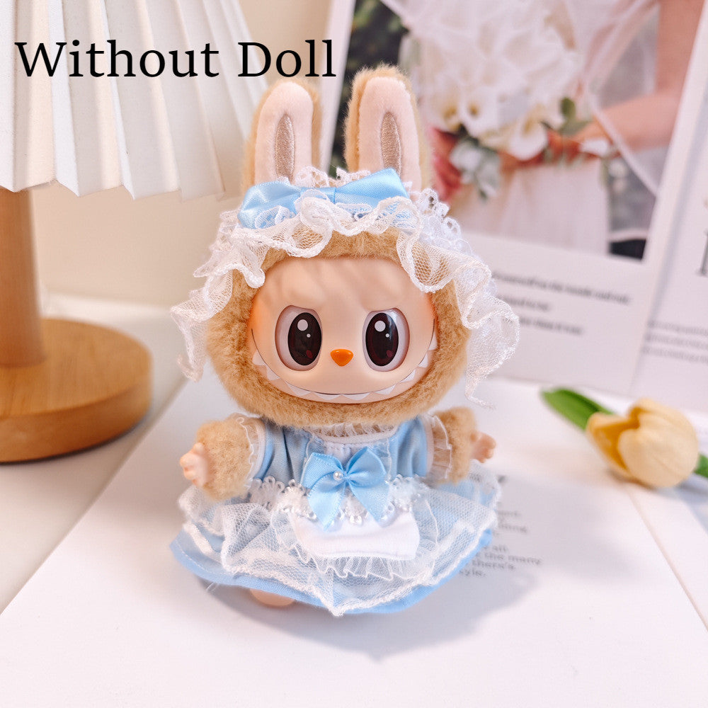 【Ready Stock】 LABUBU The  Exciting Macaroon / Sitting Posture Party Doll Clothes Accessories Set Not Original 拉布布配件