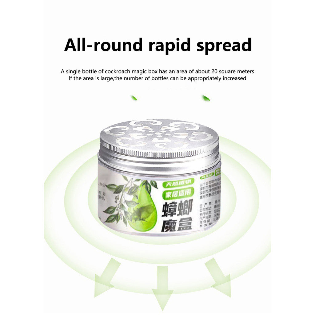 Cockroach Repellent Gel 120ml Penghalau Lipas Gel 120ml 驱苍蝇蟑螂香薰厨房家用宿舍驱蟑螂蚊虫魔盒 120ml
