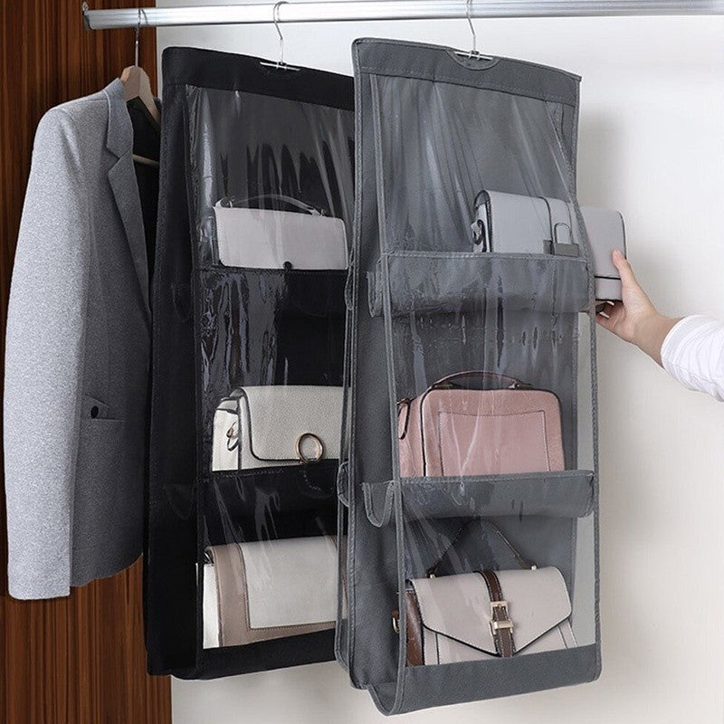 [READY STOCK] Non-Woven Dustproof Hanging Wardrobe Bag Storage with Steel Hanger Beg Penyimpan Anti-Habuk 防尘收纳袋