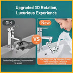 【READY STOCK】1080° Rotatable Kitchen Faucet Extender | Robotic Arm Nozzle with Splash-Proof Aerator | 1080°旋转厨房水龙头加长器