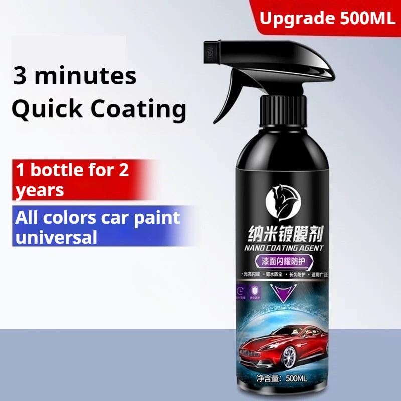 READY STOCK!!! Nano Coating Spray | Car Nanotech Wax Polish Liquid 500ml | High Gloss Protection  汽车纳米镀膜剂 500ml