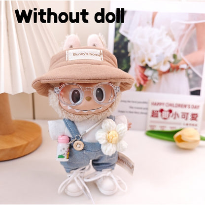【Ready Stock】 LABUBU The  Exciting Macaroon / Sitting Posture Party Doll Clothes Accessories Set Not Original 拉布布配件