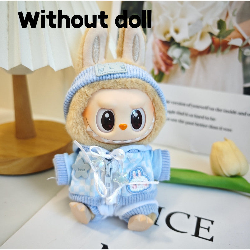 【Ready Stock】 LABUBU The  Exciting Macaroon / Sitting Posture Party Doll Clothes Accessories Set Not Original 拉布布配件